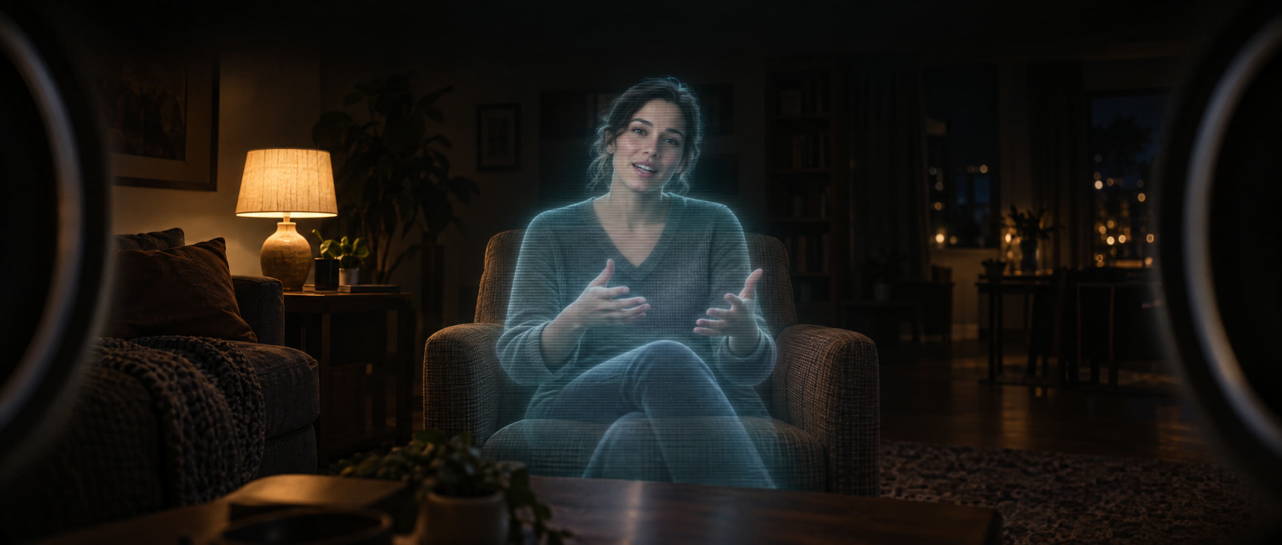 Hologram hero art